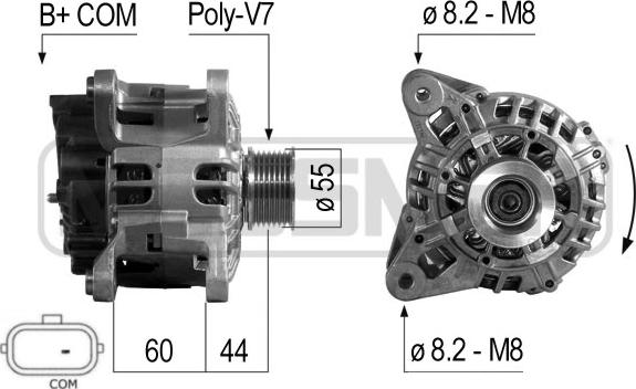 ERA 210696 - Alternatore www.autoricambit.com