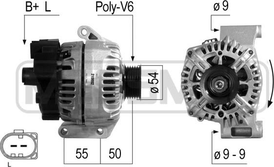 ERA 210692 - Alternatore www.autoricambit.com