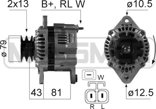 ERA 210610 - Alternatore www.autoricambit.com