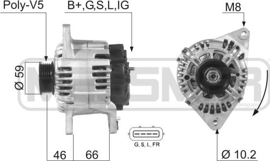 ERA 210611 - Alternatore www.autoricambit.com