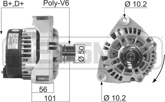 ERA 210617A - Alternatore www.autoricambit.com