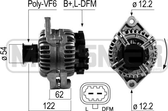 ERA 210689 - Alternatore www.autoricambit.com