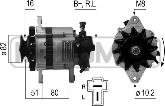 ERA 210680 - Alternatore www.autoricambit.com