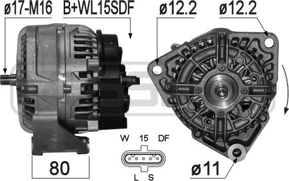 ERA 210630A - Alternatore www.autoricambit.com