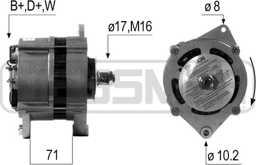 ERA 210672A - Alternatore www.autoricambit.com