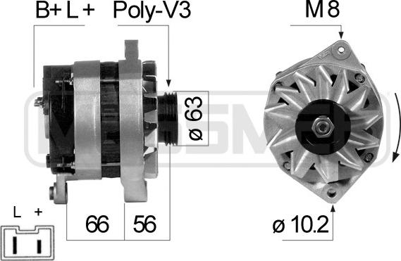 ERA 210092A - Alternatore www.autoricambit.com