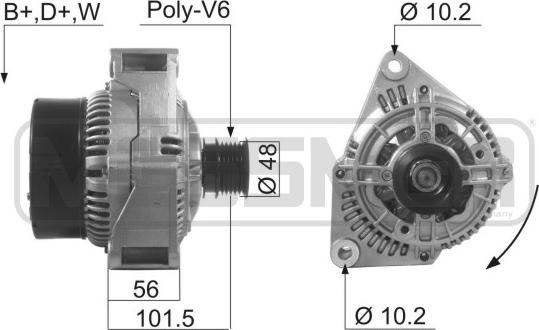 ERA 210042A - Alternatore www.autoricambit.com