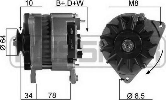 ERA 210055R - Alternatore www.autoricambit.com