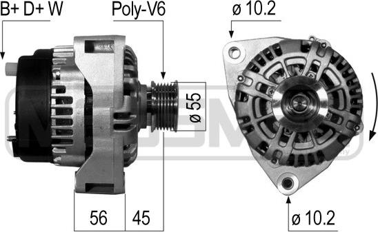 ERA 210052 - Alternatore www.autoricambit.com