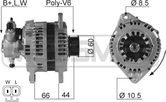 ERA 210062 - Alternatore www.autoricambit.com