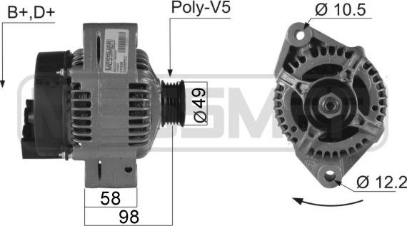 ERA 210005A - Alternatore www.autoricambit.com