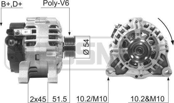 ERA 210016 - Alternatore www.autoricambit.com