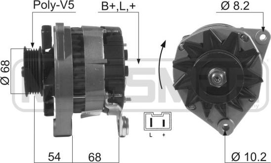 ERA 210080R - Alternatore www.autoricambit.com