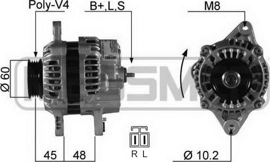 ERA 210081 - Alternatore www.autoricambit.com