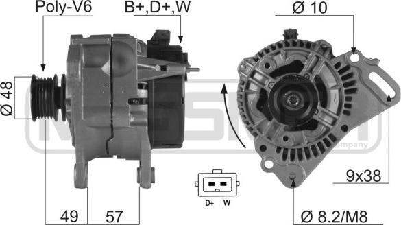 ERA 210030A - Alternatore www.autoricambit.com