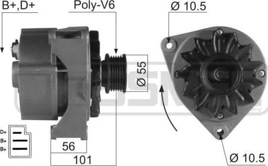 ERA 210032A - Alternatore www.autoricambit.com