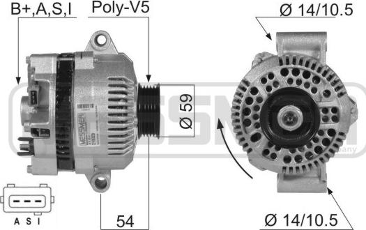 ERA 210029A - Alternatore www.autoricambit.com