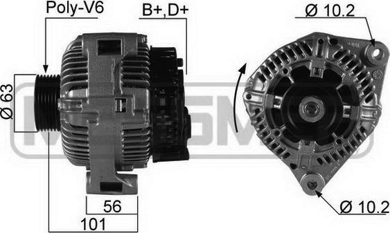 ERA 210021A - Alternatore www.autoricambit.com