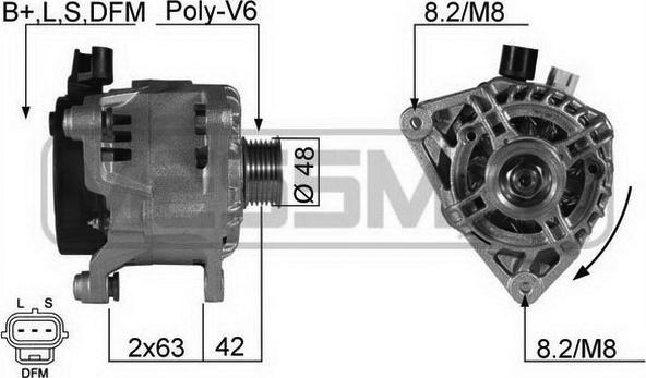 ERA 210196 - Alternatore www.autoricambit.com