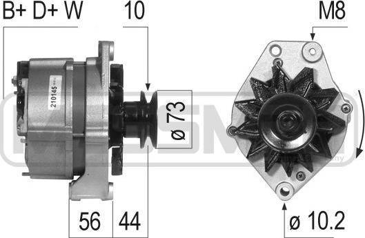 ERA 210145A - Alternatore www.autoricambit.com