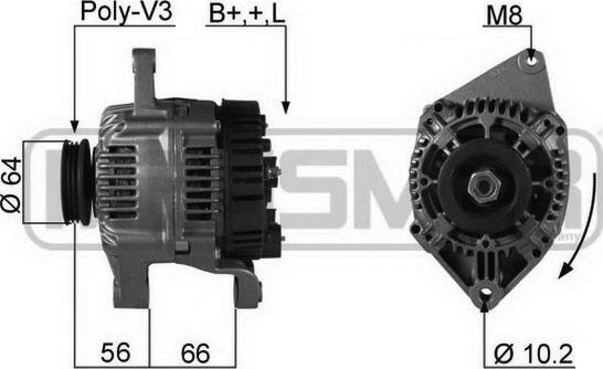 ERA 210146R - Alternatore www.autoricambit.com