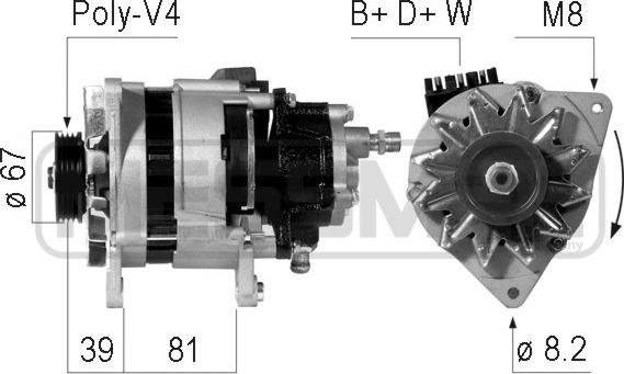 ERA 210154A - Alternatore www.autoricambit.com