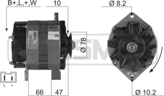 ERA 210163A - Alternatore www.autoricambit.com