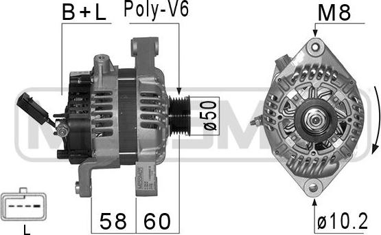 ERA 210100 - Alternatore www.autoricambit.com