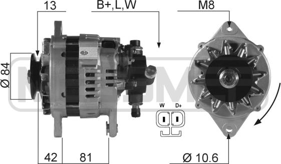 ERA 210103A - Alternatore www.autoricambit.com