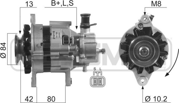 ERA 210115A - Alternatore www.autoricambit.com