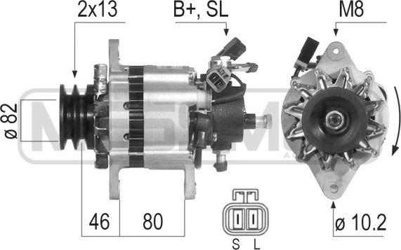 ERA 210118R - Alternatore www.autoricambit.com