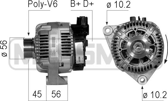 ERA 210184 - Alternatore www.autoricambit.com