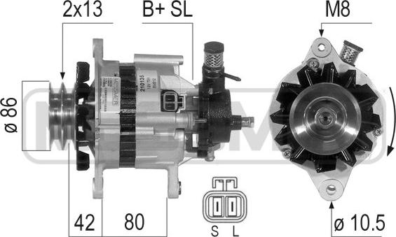 ERA 210135A - Alternatore www.autoricambit.com