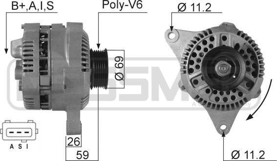 ERA 210136R - Alternatore www.autoricambit.com