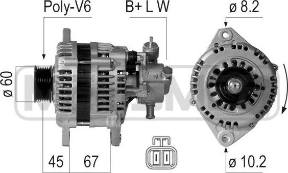 ERA 210131A - Alternatore www.autoricambit.com