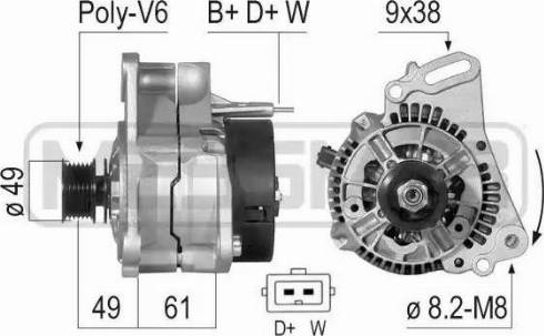 ERA 210121 - Alternatore www.autoricambit.com