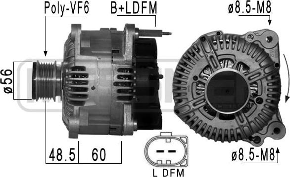 ERA 210898 - Alternatore www.autoricambit.com