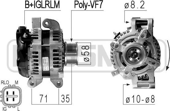 ERA 210842 - Alternatore www.autoricambit.com