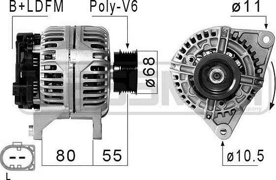 ERA 210847 - Alternatore www.autoricambit.com