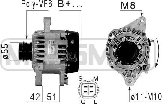 ERA 210858 - Alternatore www.autoricambit.com