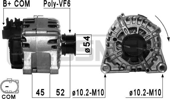 ERA 210860 - Alternatore www.autoricambit.com