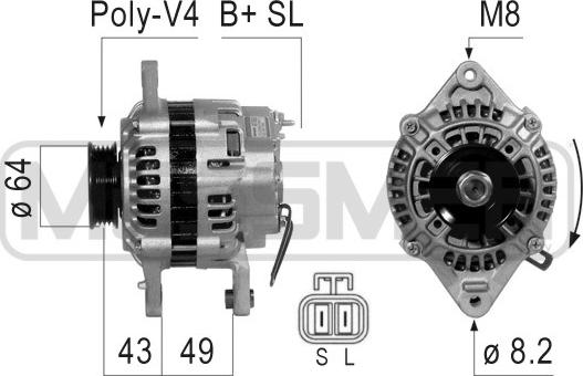 ERA 210804 - Alternatore www.autoricambit.com