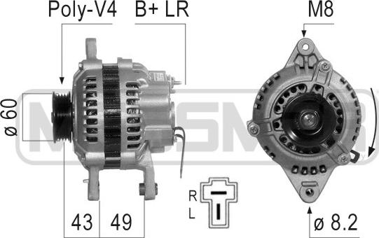 ERA 210805 - Alternatore www.autoricambit.com