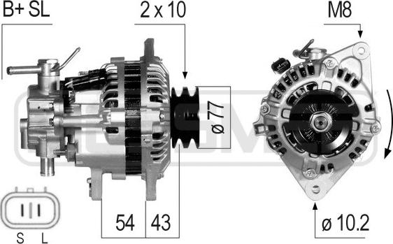 ERA 210806 - Alternatore www.autoricambit.com