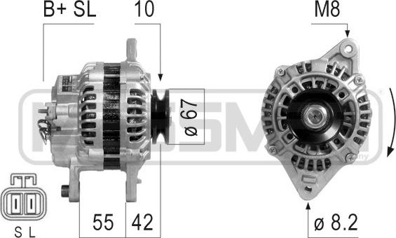 ERA 210803 - Alternatore www.autoricambit.com