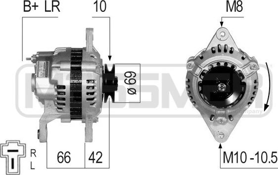 ERA 210802 - Alternatore www.autoricambit.com