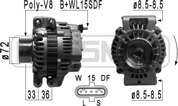 ERA 210817 - Alternatore www.autoricambit.com