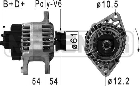 ERA 210884A - Alternatore www.autoricambit.com