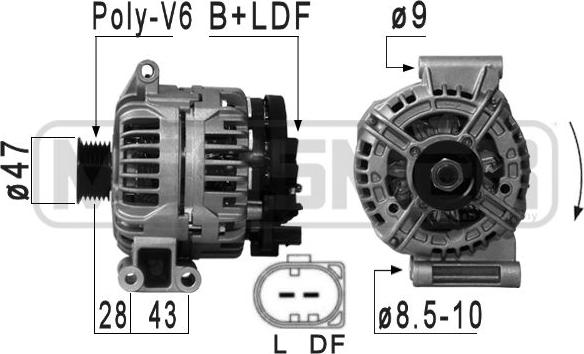 ERA 210887A - Alternatore www.autoricambit.com