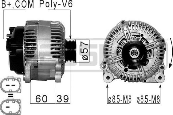 ERA 210831 - Alternatore www.autoricambit.com